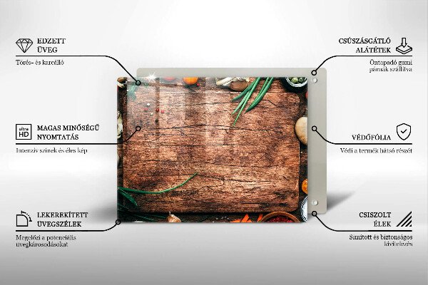 Worktop protector Wooden kitchen board