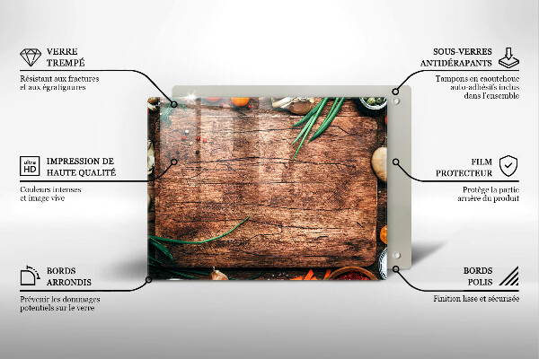 Worktop protector Wooden kitchen board