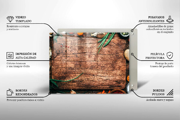 Worktop protector Wooden kitchen board