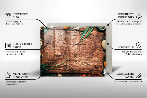 Worktop protector Wooden kitchen board