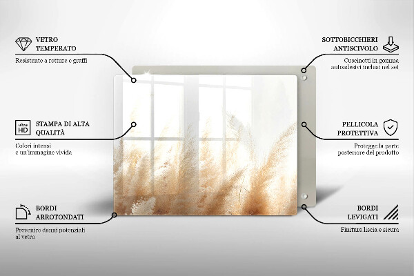 Worktop protector Pampas grass