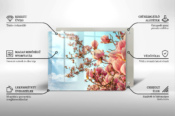 Kitchen countertop cover Pink Flowers Tree