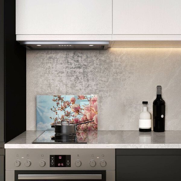 Kitchen countertop cover Pink Flowers Tree