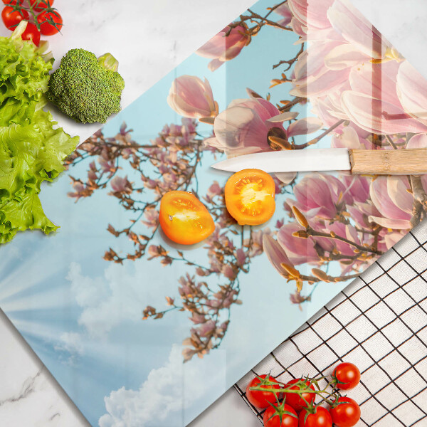 Kitchen countertop cover Pink Flowers Tree