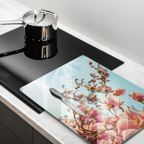 Kitchen countertop cover Pink Flowers Tree