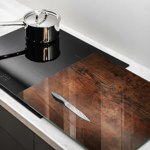 Worktop heat protector Dark wood board