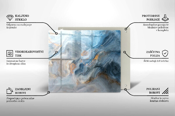 Kitchen worktop saver Marble texture