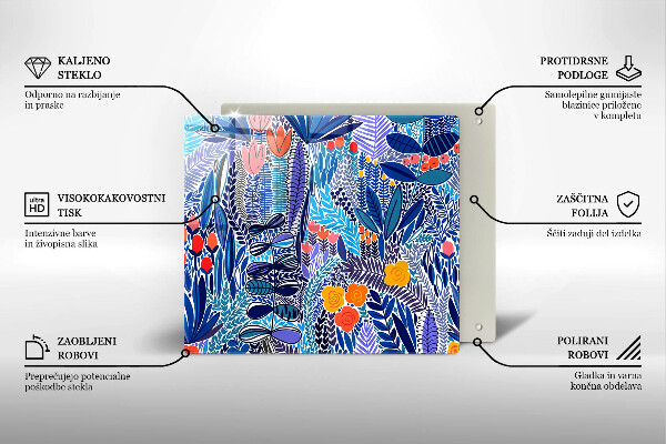 Kitchen worktop saver Painted meadow