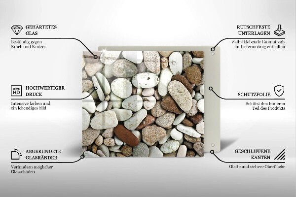 Worktop saver Background small stones
