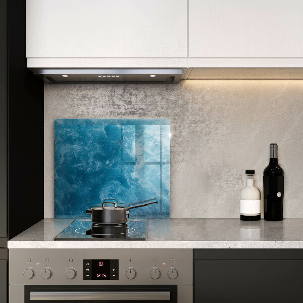 Kitchen worktop saver Blue water