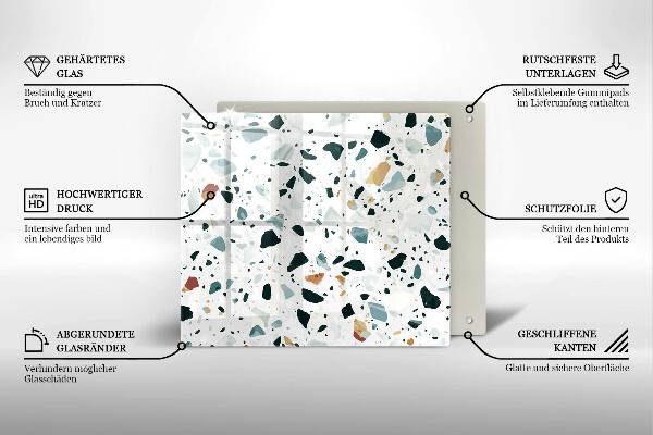 Kitchen worktop cover Bright stone