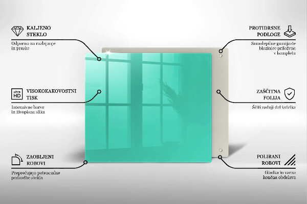 Kitchen worktop saver Green color