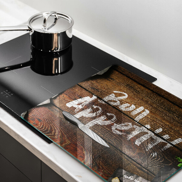 Kitchen worktop saver Boards inscription Bon Appetit