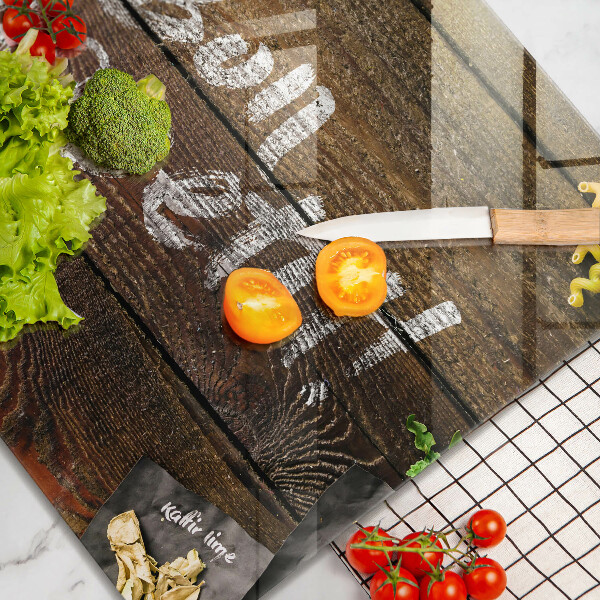 Kitchen worktop saver Boards inscription Bon Appetit