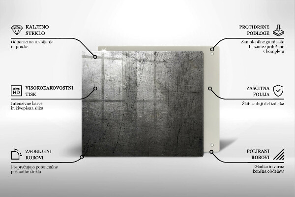 Worktop saver Metal texture