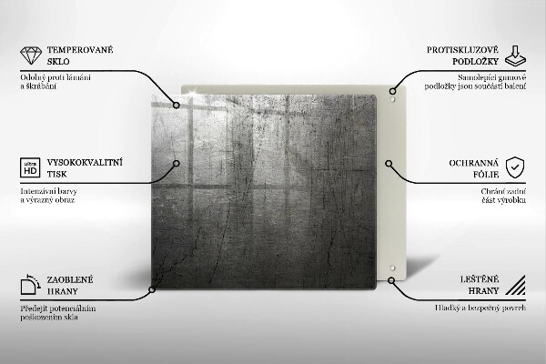 Worktop saver Metal texture