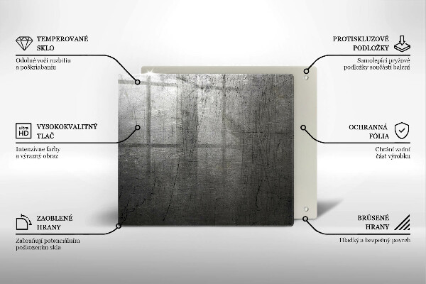 Worktop saver Metal texture