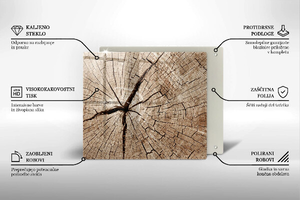 Worktop heat protector Tree