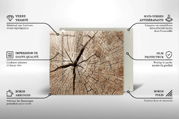 Worktop heat protector Tree