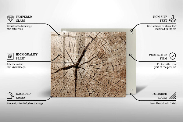 Worktop heat protector Tree