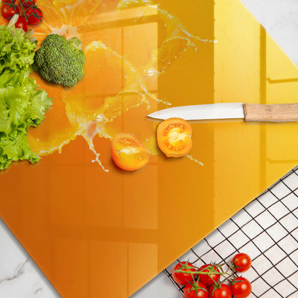 Kitchen worktop saver Juicy fruit of orange