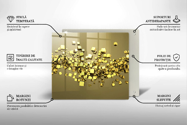 Kitchen worktop saver Abstraction 3D geometry