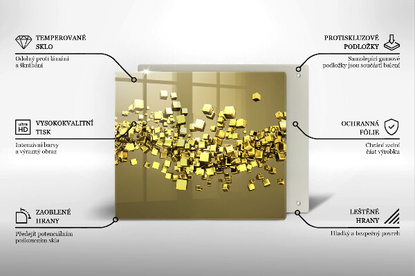 Kitchen worktop saver Abstraction 3D geometry