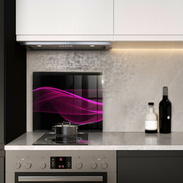 Induction hob cover Pink abstraction