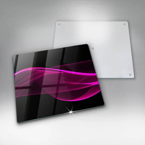 Induction hob cover Pink abstraction