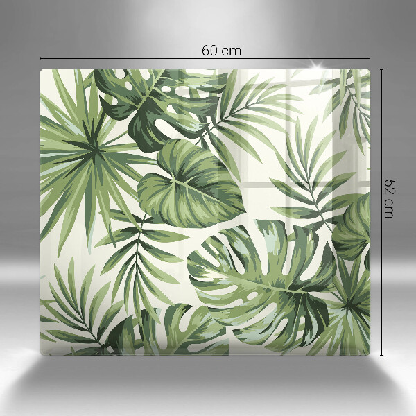 Kitchen worktop saver Illustration of the Monstera leaves