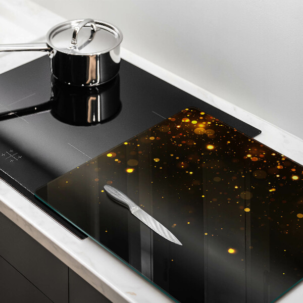 Kitchen worktop saver Golden glitter