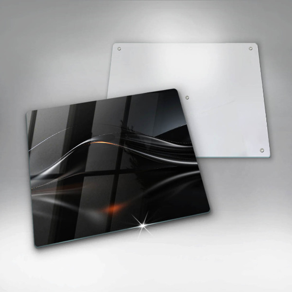 Induction hob cover 3D design abstraction