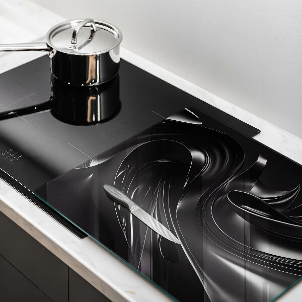 Kitchen worktop saver Black mass abstraction