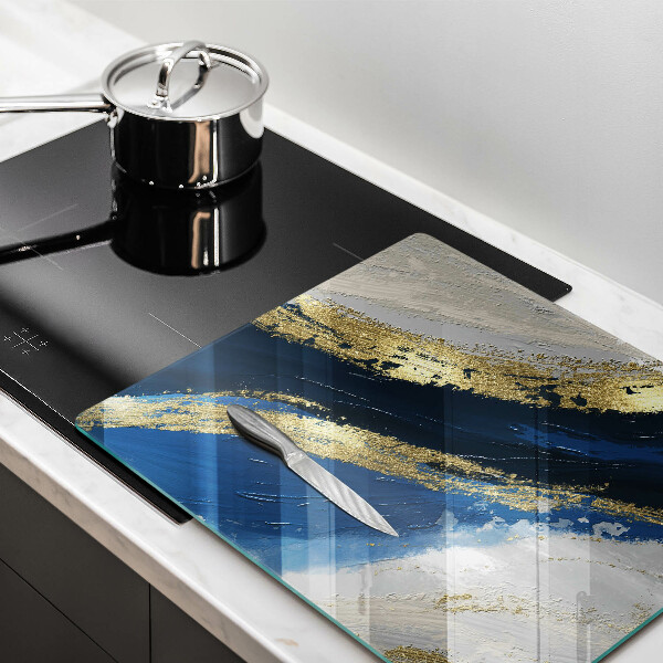 Kitchen worktop saver Texture with gold