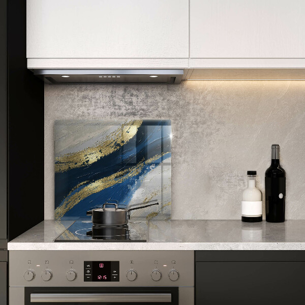 Kitchen worktop saver Texture with gold