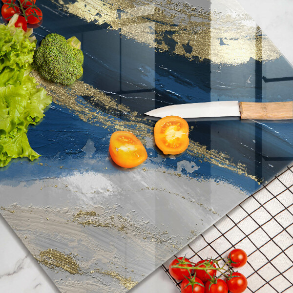 Kitchen worktop saver Texture with gold