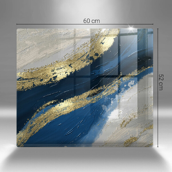 Kitchen worktop saver Texture with gold