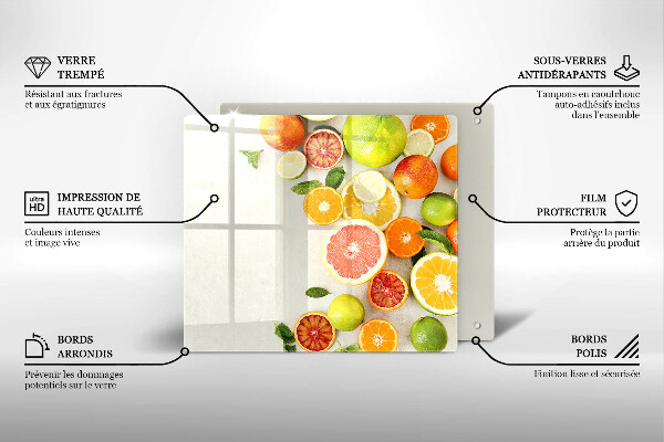 Kitchen worktop saver Fruits citruses