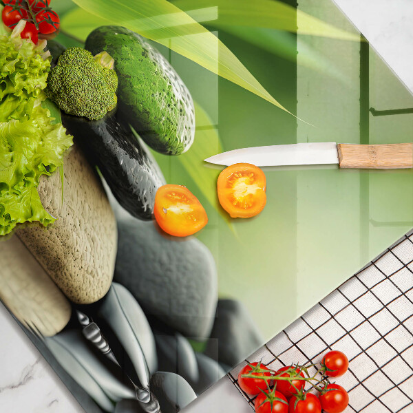 Kitchen worktop saver Zen bamboo stones