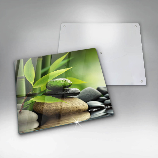 Kitchen worktop saver Zen bamboo stones