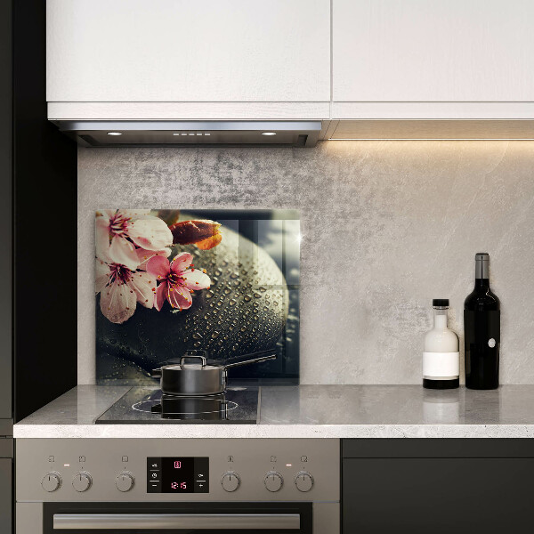 Kitchen worktop saver Flowers stones zen