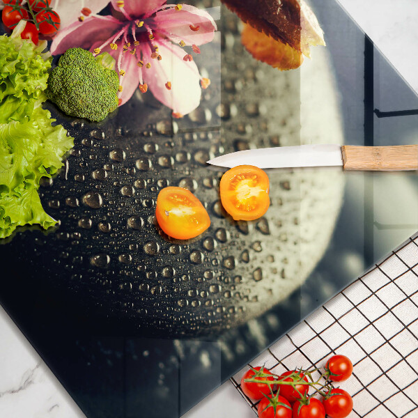 Kitchen worktop saver Flowers stones zen