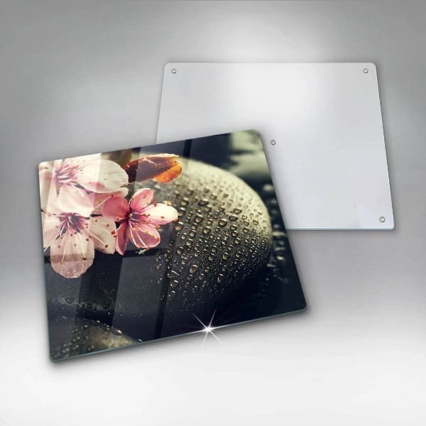 Kitchen worktop saver Flowers stones zen