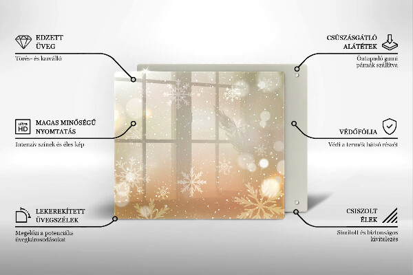 Kitchen worktop saver Snowflakes