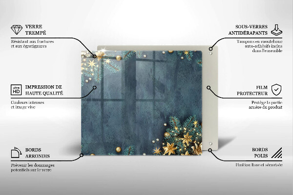 Kitchen worktop saver Christmas decorations