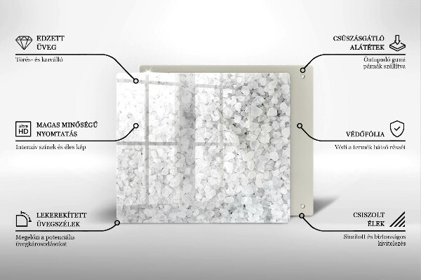 Kitchen worktop saver Salt crystals