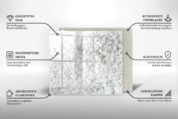 Kitchen worktop saver Salt crystals