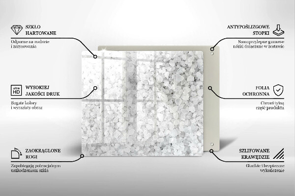 Kitchen worktop saver Salt crystals