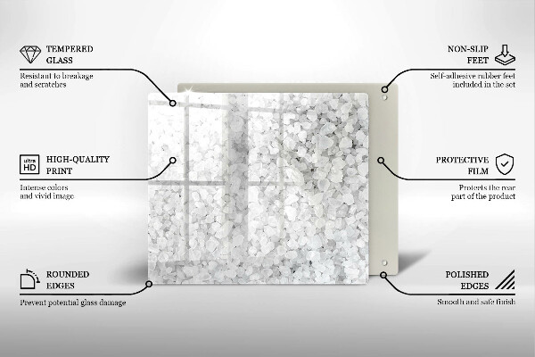 Kitchen worktop saver Salt crystals