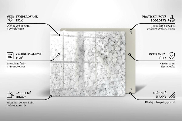 Kitchen worktop saver Salt crystals